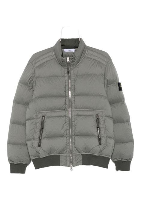 bomber quilted zip-gront uomo cemento STONE ISLAND | K2S15 4100039 S0028V006B
